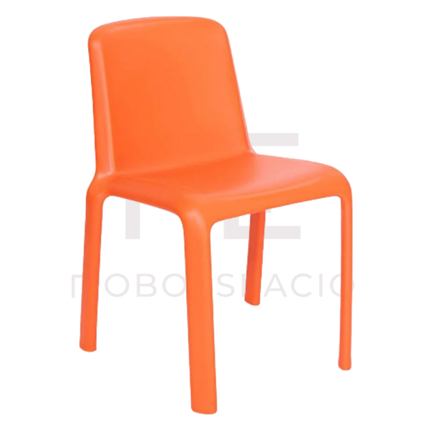 SILLA INFANTIL NARANJA