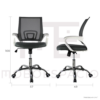 SILLA EJECUTIVA 107 MESH GRIS - Imagen 6