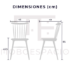 SILLA KEOPS NOGAL - Imagen 8