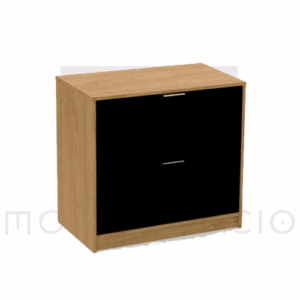 ARCHIVERO HORIZONTAL FIJO CON 2 GAVETAS