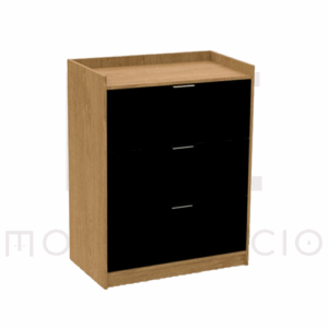 ARCHIVERO HORIZONTAL FIJO CON 3 GAVETAS