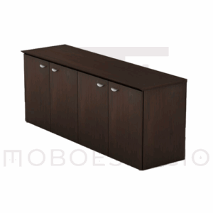 CREDENZA 4 PUERTAS FILO 182X53X75 CHAPA WALNUT