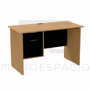 ESCRITORIO CON PAPELERA Y ARCHIVO 120 X 60 CM