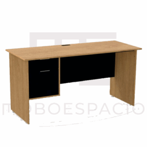 ESCRITORIO CON PAPELERA Y ARCHIVO 150 X 60 CM