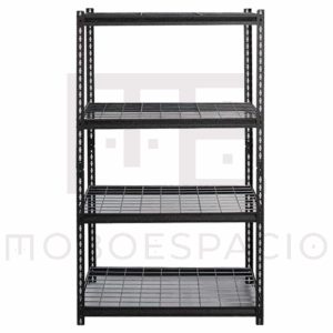 ESTANTE METALICO RIVET DE 4 REPISAS DE REJILLA 22129