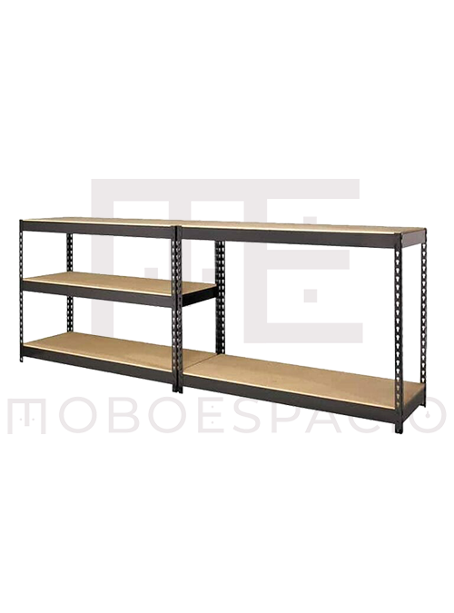 Estante Metalico Rivet de 5 Repisas de Madera 17313 1.2
