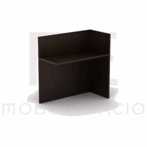 LATERAL FILO PARA RECEPCION RECTA DER.1.10X60X1.10 CHAPA WALNUT