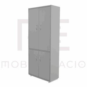 LIBRERO DE PISO CON PUERTAS ELITE DE 1.87