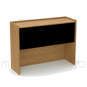 LIBRERO SOBRE CREDENZA CON PUERTA 112 X 85 CM