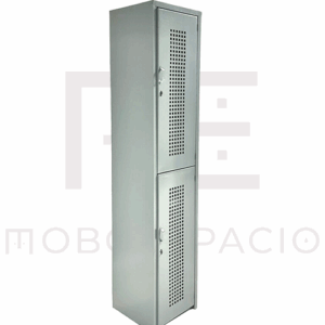 LOCKER 2 PUERTA 1.80X38X37 PERFORADO