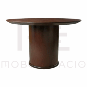 MESA REDONDA 1.05 FILO CHAPA WALNUT