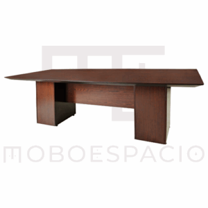 MESA DE JUNTAS FILO RECTANGULAR 2.40×1.05×75 CHAPA WALNUT