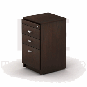 PEDESTAL 2P1A PARA CREDENZA FILO 39X47X70 CHAPA WALNUT