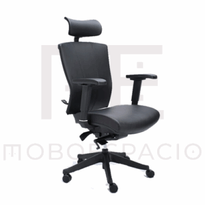Silla Ejecutiva H1PU Vinipiel Asiento y Estructura Negro 1.2