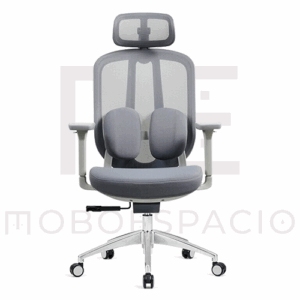 SILLA EJECUTIVA ORGANIC MESH Y TELA GRIS