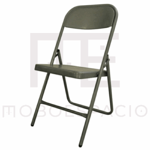 SILLA VISITA PLEGABLE 1800 METALICA GRIS