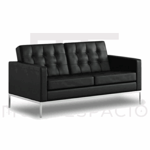 SILLÓN BRAUN 2 PLAZAS VINIPIEL