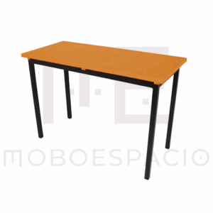 MESA POLIPROPILENO PRESCOLAR PRIMARIA ADULTO MAESTRO NARANJA 2