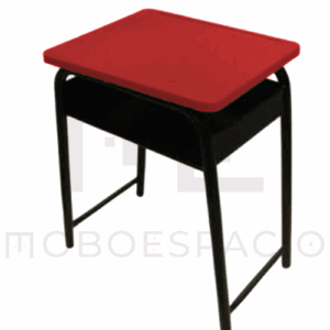 MESA UNITARIA DE POLIPROPILENO ROJO 1 1