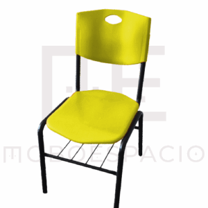 SILLA BINARIA CON PARRILLA MODELO ERGO AMARILLO
