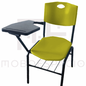 SILLA DE PALETA DE POLIPROPILENO ERGO AMARILLO 1