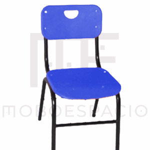 SILLA DE POLIPROPILENO EN 2 PIEZAS PARA MAESTRO AZUL