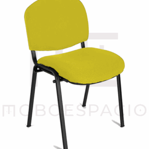 SILLA DE VISITA ISO TAPIZADA AMARILLO