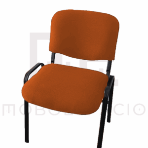 SILLA DE VISITA MODELO CLEO ECO VISITA NARANJA