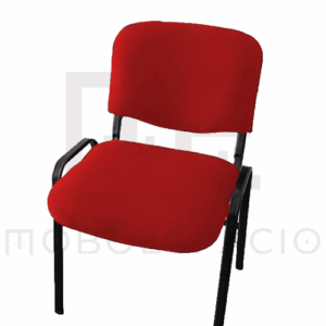 SILLA DE VISITA MODELO CLEO ECO VISITA ROJO