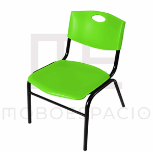 SILLA ERGO PARA MAESTRO APILABLE VERDE
