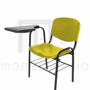 SILLA ISO PLASIC CON PALETA D EPOLIPROPILENO AMARILLO