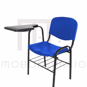 SILLA ISO PLASIC CON PALETA D EPOLIPROPILENO AZUL