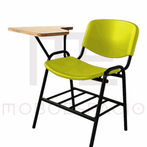 SILLA ISO PLASTIC CON PALETA DE TRIPLAY AMARILLO