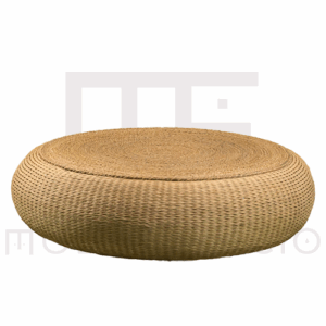 Mesa de mimbre y abaca Barcelona 1.1