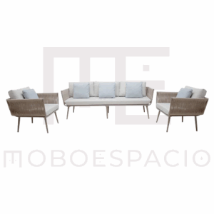 Sala de aluminio cuerda y tela Frida 1.1