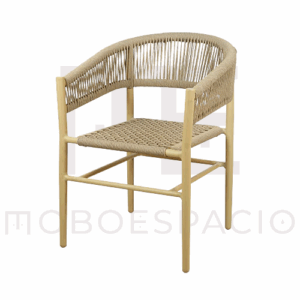 Silla de aluminio y cuerda Emili 1.1