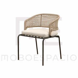 Silla de aluminio y cuerda Stolberg 1.1