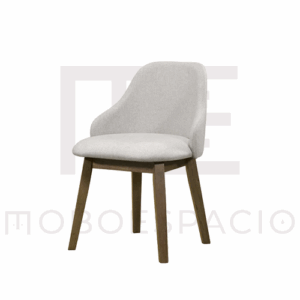 Silla de madera y tela Finn 1.1