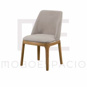 Silla de roble y tela poliester Jodie 1.1