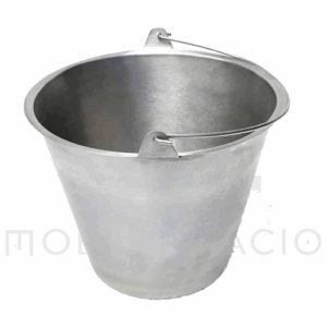 CUBETA DE ACERO INOXIDABLE DE 12 LTS