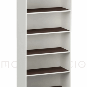 LIBRERO ABIERTO CON 5 ESPACIOS