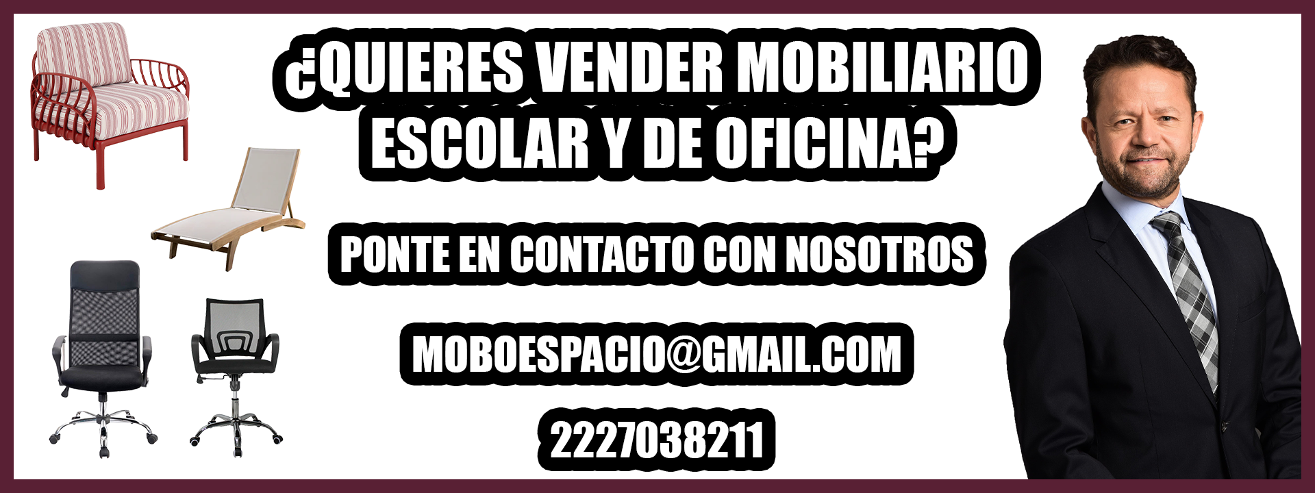 quieres ser vendedor de mobiliario escolar y de oficina